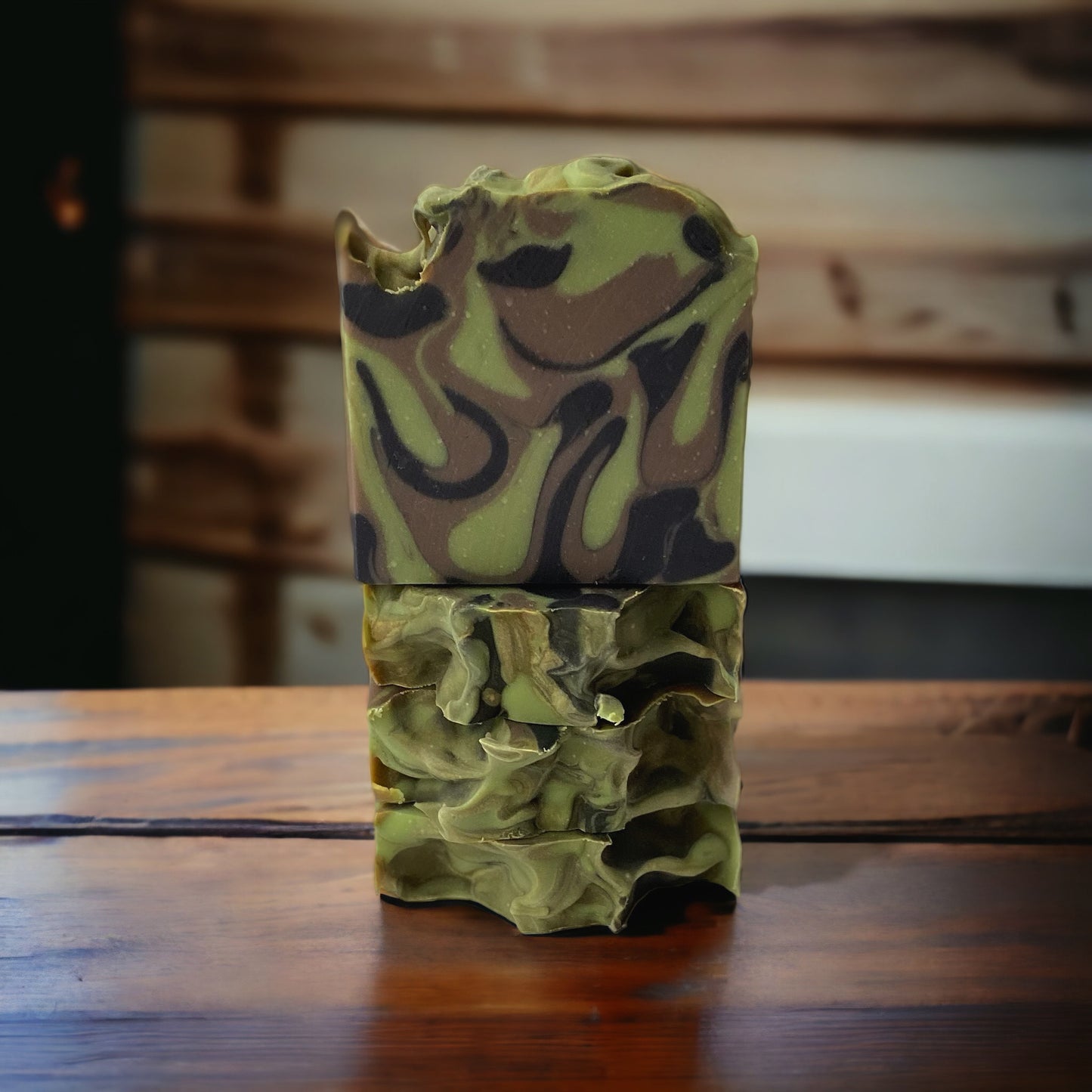 Woodsman | Vegan Coconut Milk & Shea Butter Soap Bar | Winter Holiday Mens Soap