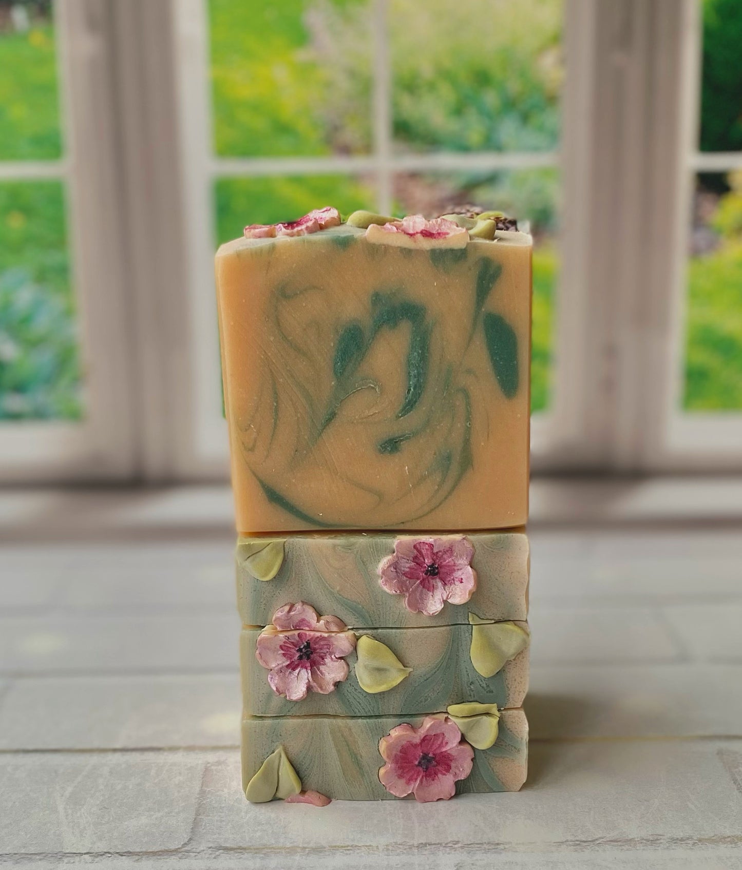 Gardenia Peach | Vegan Coconut Milk & Shea Butter Soap Bar