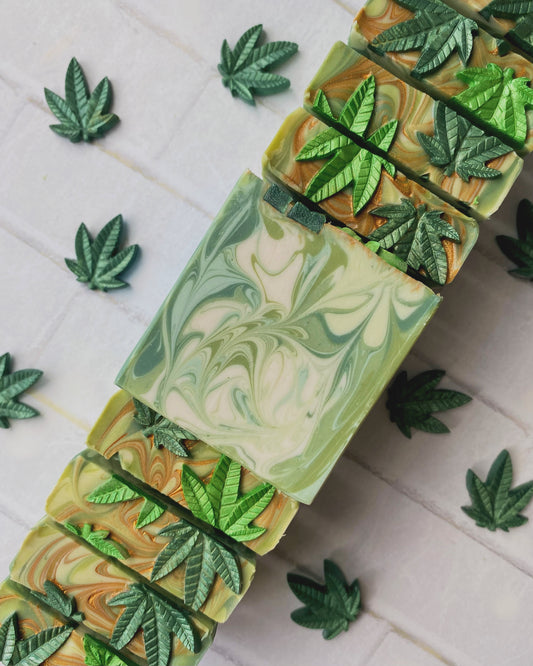 Cannabis Flower | Cold Process Soap Bar | Unisex