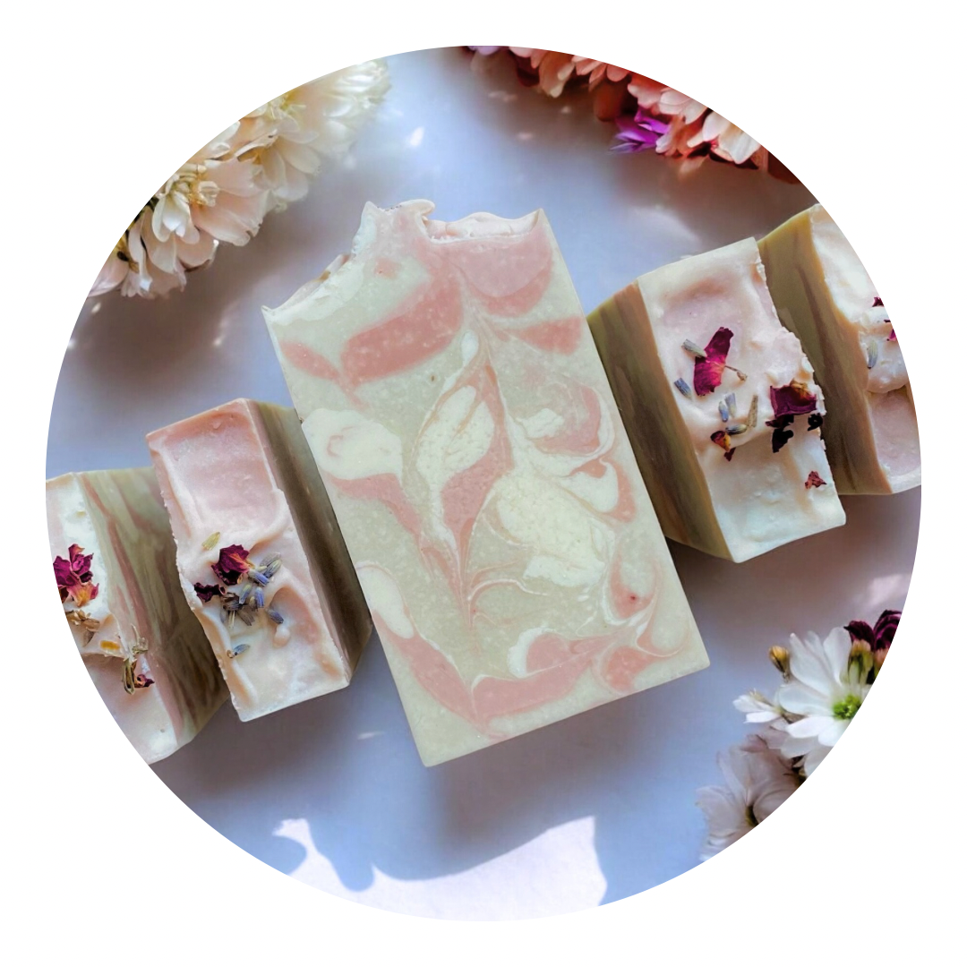 Oat + Flower Milk | Cold Process Soap Bar | Dye Free w. Essential Oils & Oatmilk