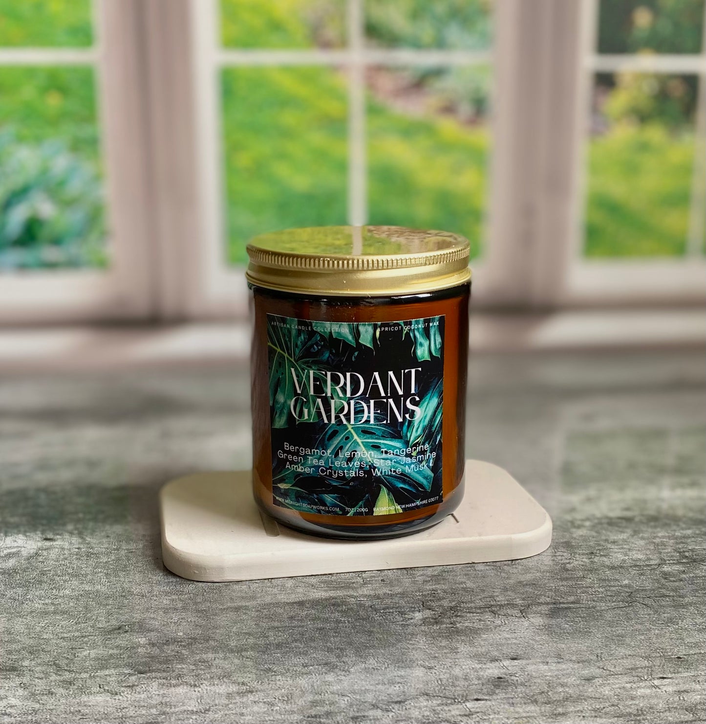 Verdant Gardens | Apricot-Coconut Wax Candle