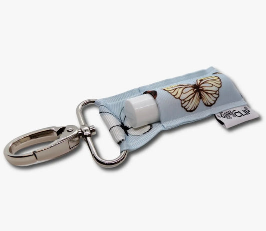 Pretty Butterflies | LippyClip Lip Balm Holder Keychain