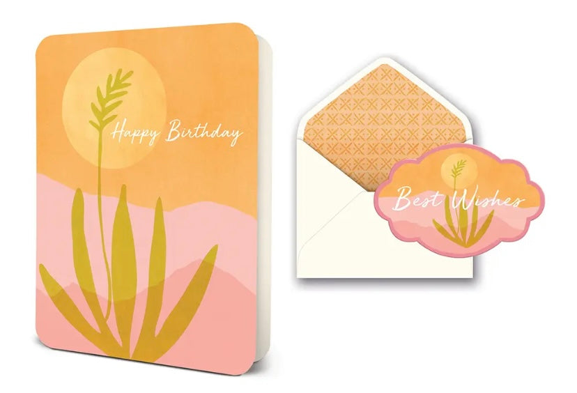 Agave Sunset Desert | Birthday Card